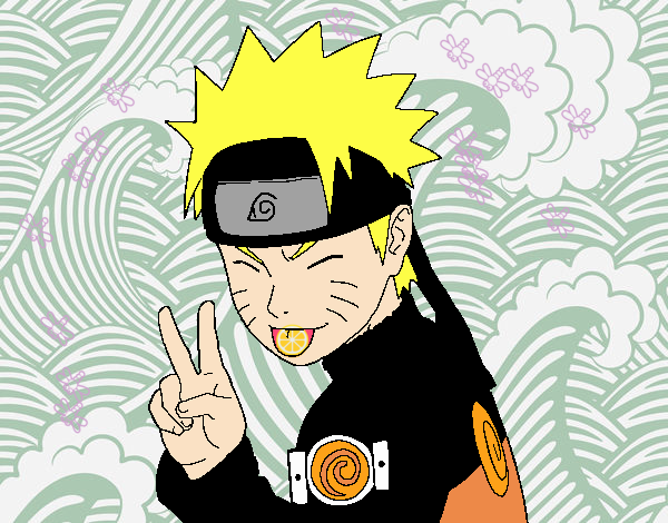 Naruto sacando lengua