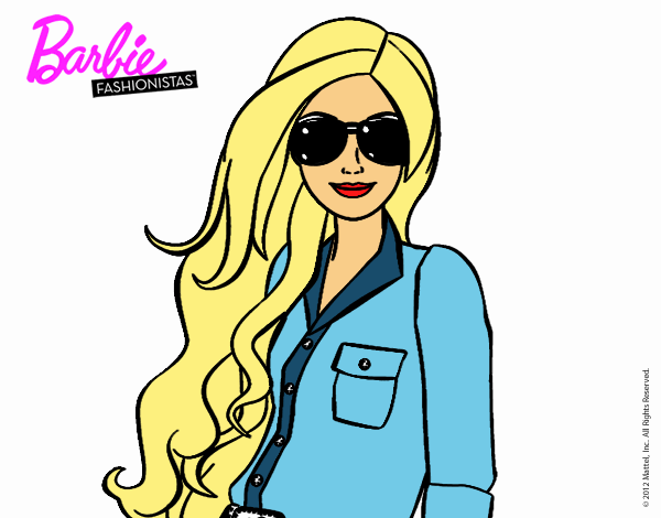 Barbie con gafas de sol