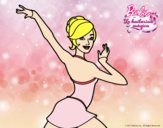 Barbie en postura de ballet