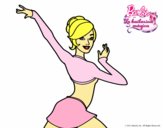 Barbie en postura de ballet