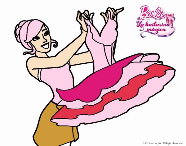 Barbie y su vestido de ballet