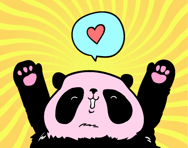 Panda enamorado