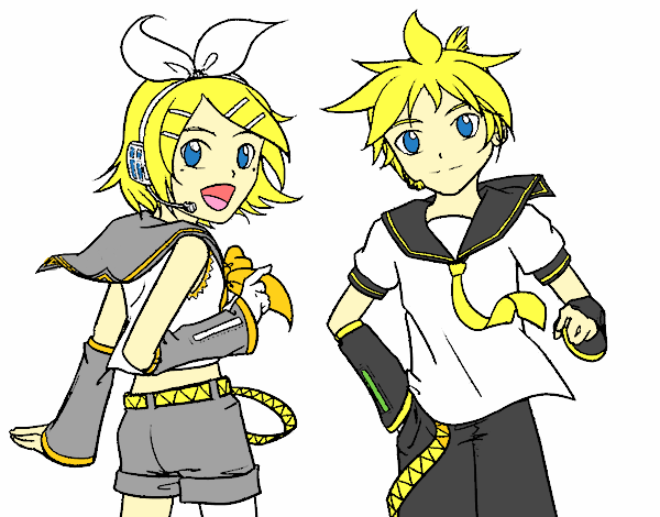 Rin y Len Kagamine Vocaloid