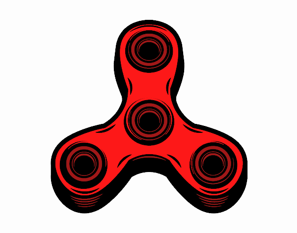 Spinner rojo