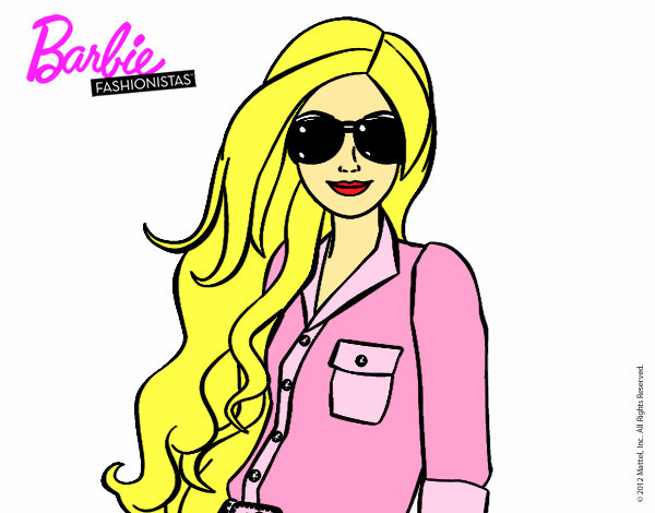 Barbie con gafas de sol