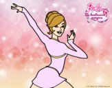 Barbie en postura de ballet