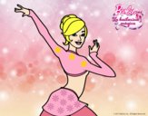 Barbie en postura de ballet