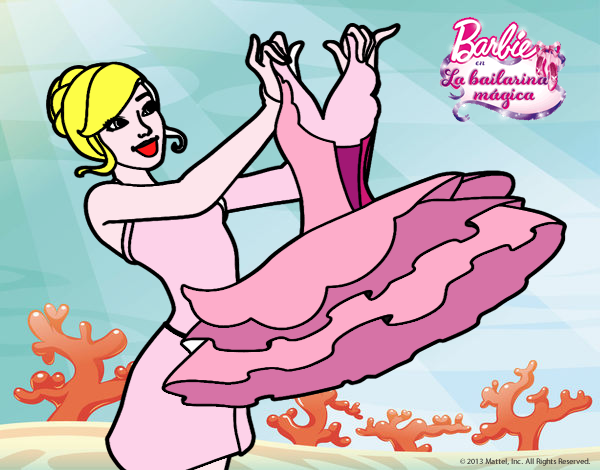 Barbie y su vestido de ballet