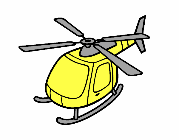 Helicóptero volando