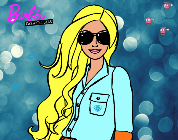 Barbie con gafas de sol