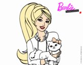 Barbie con su linda gatita