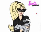 Barbie con su linda gatita