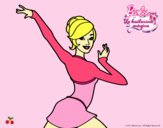 Barbie en postura de ballet