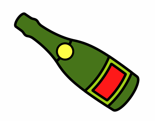 Botella de champagne