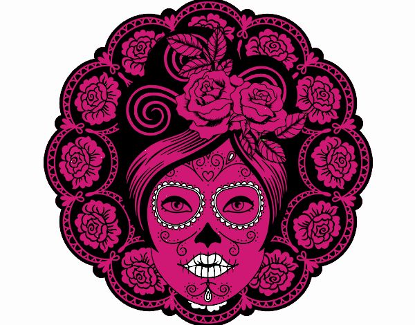 Calavera mejicana femenina