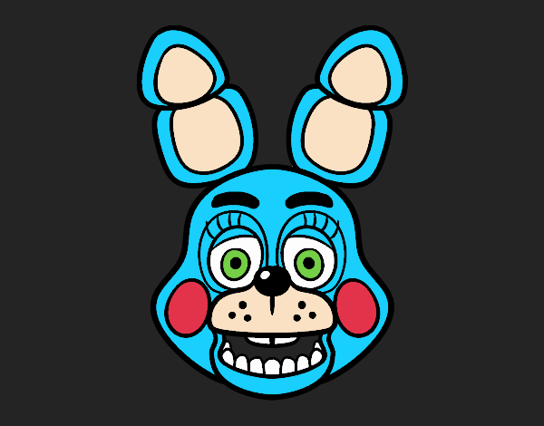 Cara de Toy Bonnie de Five Nights at Freddy's