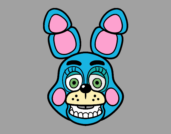 Cara de Toy Bonnie de Five Nights at Freddy's