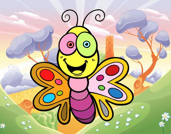 Mariposa sonriente