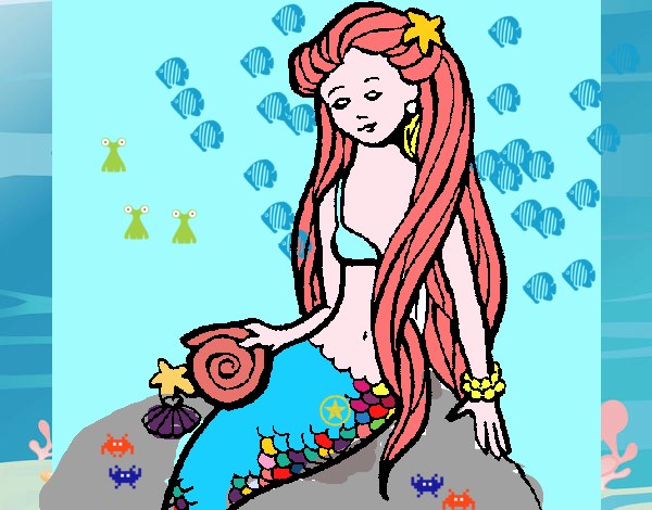 mermaid  mosaic