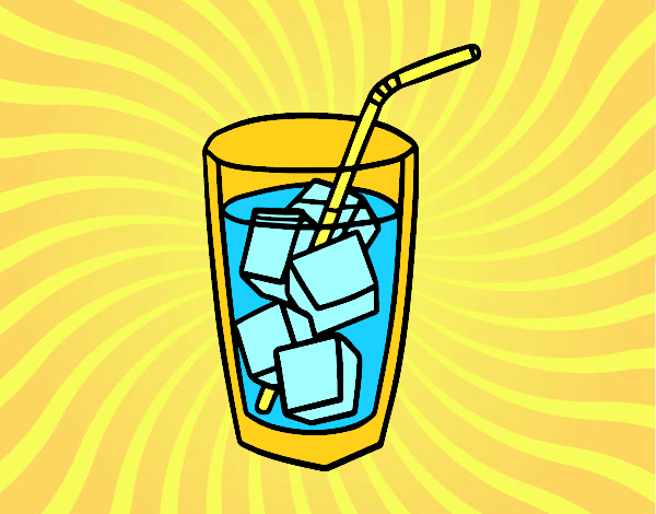 Un vaso de refresco