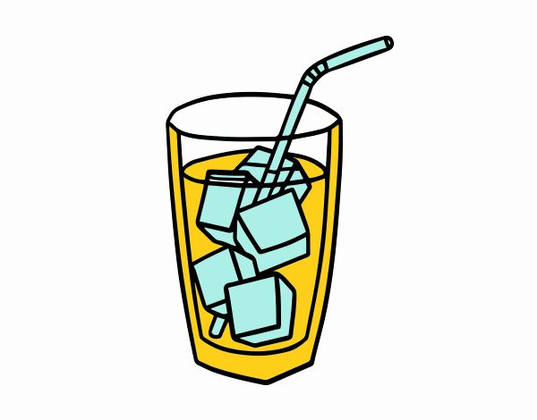 Un vaso de refresco