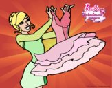 Barbie y su vestido de ballet