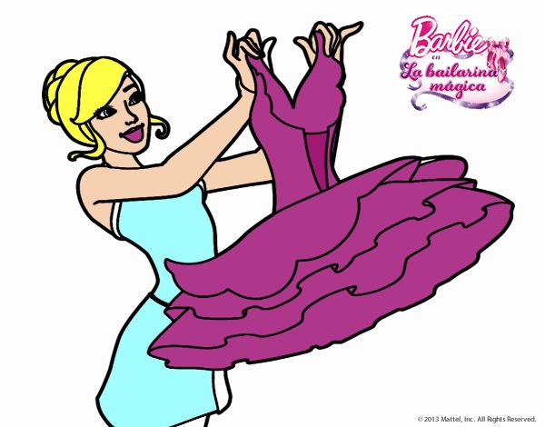 Barbie y su vestido de ballet