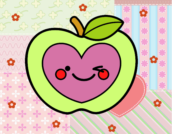 Manzana corazón