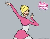 Barbie en postura de ballet