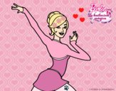 Barbie en postura de ballet