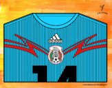 Camiseta del mundial de fútbol 2014 de México
