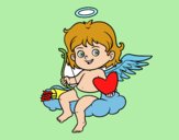 Cupido en una nube