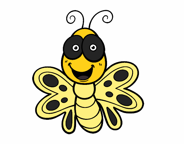 Mariposa sonriente