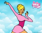 Barbie en postura de ballet