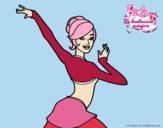 Barbie en postura de ballet