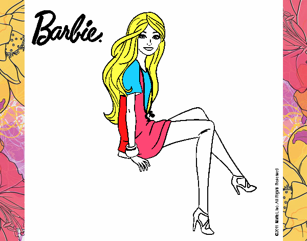 Barbie sentada