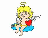 Cupido en una nube