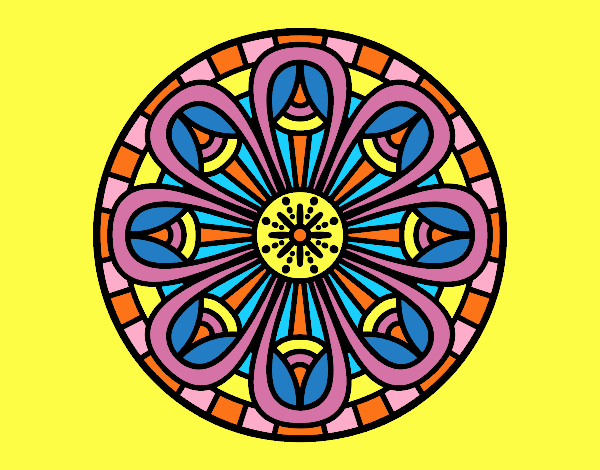 Mandala lápices crecientes