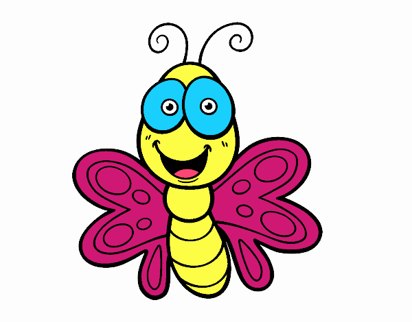 Mariposa sonriente