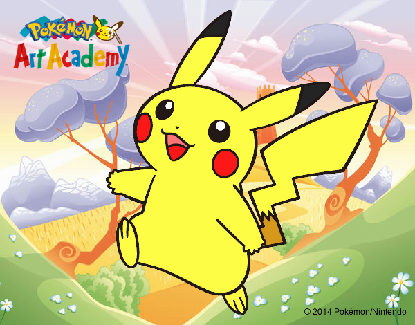 Pikachu en Pokémon Art Academy