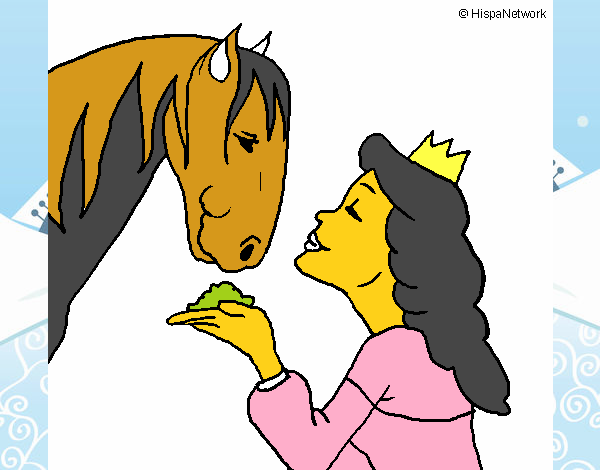 Princesa y caballo