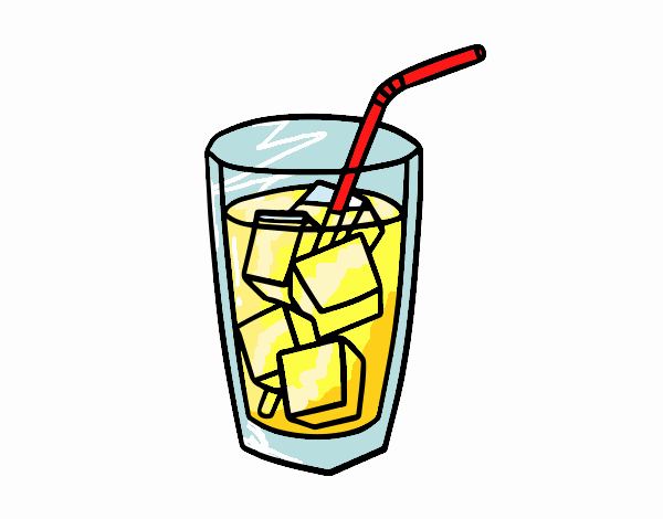 Un vaso de refresco