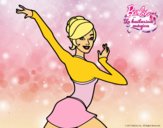 Barbie en postura de ballet