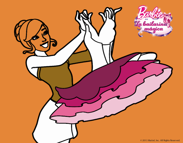 Barbie y su vestido de ballet