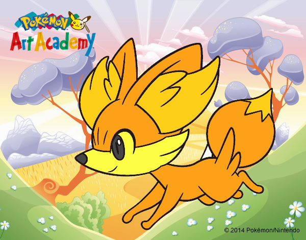 Fennekin corriendo