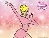 Barbie en postura de ballet