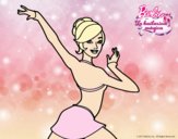 Barbie en postura de ballet