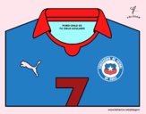 Camiseta del mundial de fútbol 2014 de Chile