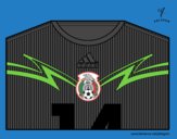 Camiseta del mundial de fútbol 2014 de México