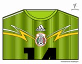 Camiseta del mundial de fútbol 2014 de México